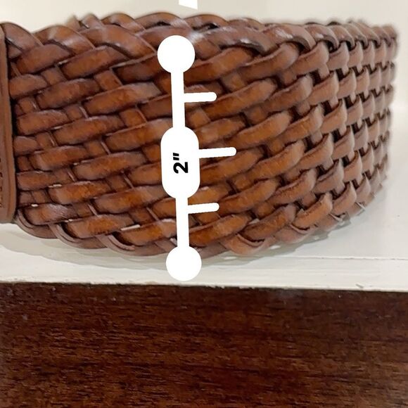 Michael Kors | Braided Leather Belt 40” Excellent condition uni 551359 - Picture 5 of 7